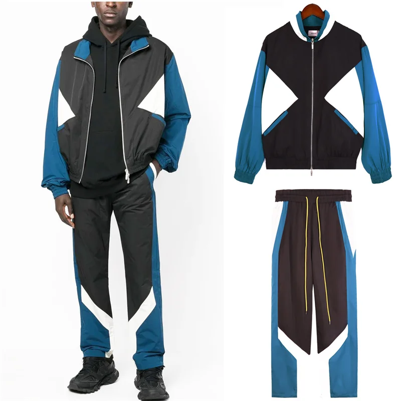 Rhude 2023ss New Style Autumn And Winter Collage Color Zipper High Quality Men Sports Jacket And Pants
Rhude 2023ss New Style Autumn And Winter Collage Color Zipper High Quality Men Sports Jacket And Pants