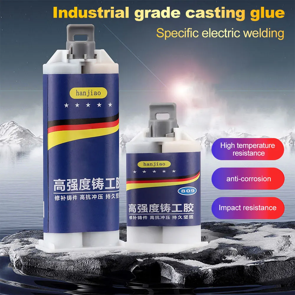 50/100ml A+B Glue Casting Adhesive Industrial Repair Agent Casting Metal Cast Iron Trachoma Stomatal Crackle Welding Glue
50/100ml A+B Glue Casting Adhesive Industrial Repair Agent Casting Metal Cast Iron Trachoma Stomatal Crackle Welding Glue
