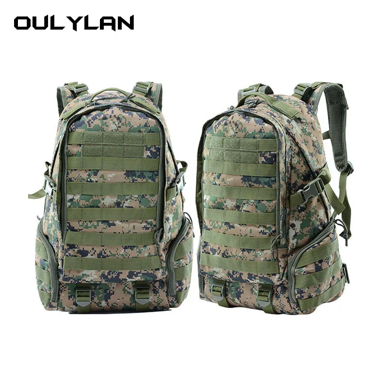 

27L Military Tactical Backpack 900D Nylon Waterproof Outdoor Fishing Hunting Camping Rucksack Multi-Functional MOLLE System Bag