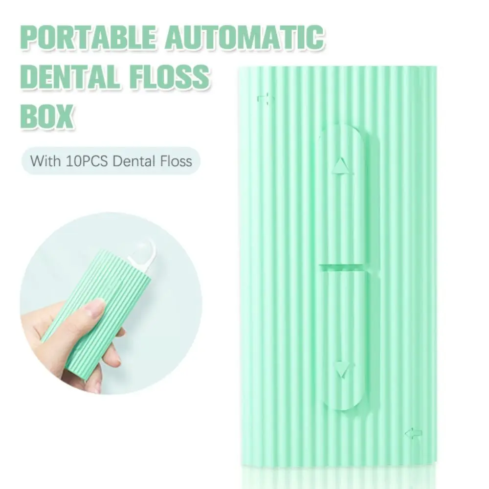 10Pcs Teeth Flosser Family Travel Oral Cleaning Floss Pick Dispenser Teeth Floss Storage Box Teeth Flosser Stick Automatic Case
10Pcs Teeth Flosser Family Travel Oral Cleaning Floss Pick Dispenser Teeth Floss Storage Box Teeth Flosser Stick Automatic Case