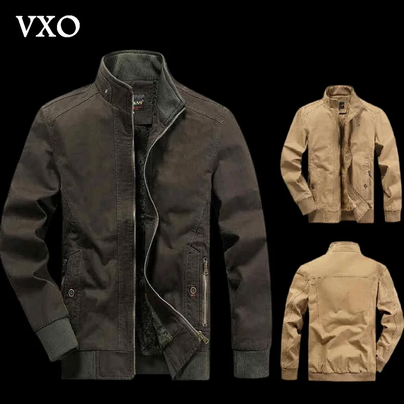 Autumn Men Jackets Casual Solid Coat Fashion Vintage Warm Outdoor Coats Male High Quality Winter Jacket Outwear Size L-5XL
Autumn Men Jackets Casual Solid Coat Fashion Vintage Warm Outdoor Coats Male High Quality Winter Jacket Outwear Size L-5XL