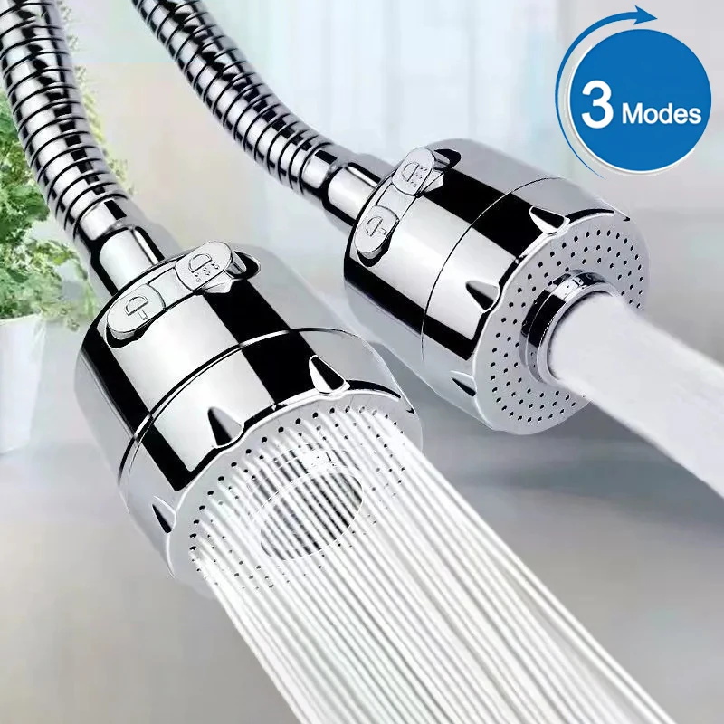 2/3 Modes Universal Kitchen Faucet Adapter 360° Rotation Faucet Filter Extenders Kitchen Gadgets Spray Water Saving Tap Nozzle
2/3 Modes Universal Kitchen Faucet Adapter 360° Rotation Faucet Filter Extenders Kitchen Gadgets Spray Water Saving Tap Nozzle
