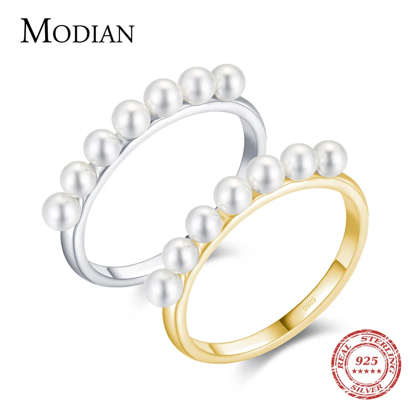 Modian 2021 Новинка Настоящее серебро 925 пробы простой трендовый Элегантный женский