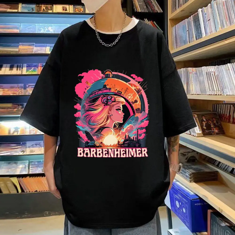 Barbenheimer Oppenheimer Print T Shirt Men Women Fashion Aesthetics Short Sleeve T Shirts Summer Casual Pure Cotton T-shirt Gift
Barbenheimer Oppenheimer Print T Shirt Men Women Fashion Aesthetics Short Sleeve T Shirts Summer Casual Pure Cotton T-shirt Gift