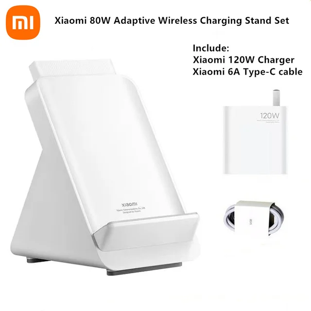 Xiaomi-Support de charge sans fil adaptatif, chargeur 120W, câble SnapType-C, charge rapide sans fil Max 80W 1
