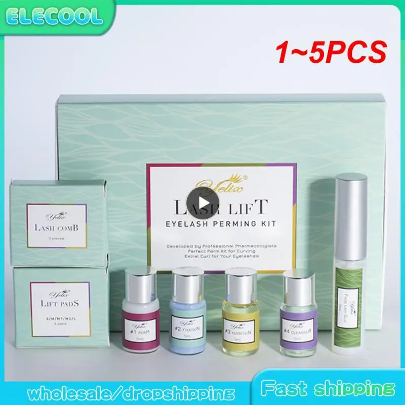 1~5PCS Eyelash Perm Set Eyebrow Styling Lift Kit Keratin Perm Eyebrow Eyelash Extension Semi-Permanent Curling Perming With Glue
1~5PCS Eyelash Perm Set Eyebrow Styling Lift Kit Keratin Perm Eyebrow Eyelash Extension Semi-Permanent Curling Perming With Glue