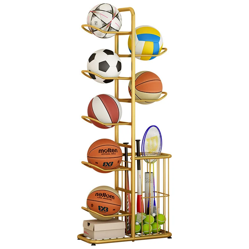 Factory hot sale basketball storage rack children's toys ball storage basket table tennis badminton racket shelf multifunction
Factory hot sale basketball storage rack children's toys ball storage basket table tennis badminton racket shelf multifunction