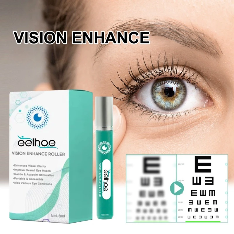 

Eye Protect Eyesight Roll On Relieve Fatigue staying up Dry Itchy Treatment Myopia Enhance Vision Relax Massage Eye care Roller