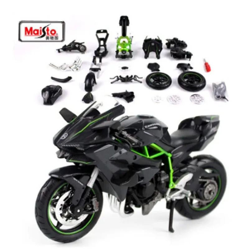 

Maisto 1:12 Kawasaki Ninja H2R H2 R Assemble DIY Motorcycle Bike Model For Kids Toys Gifts Free Shipping NEW IN BOX