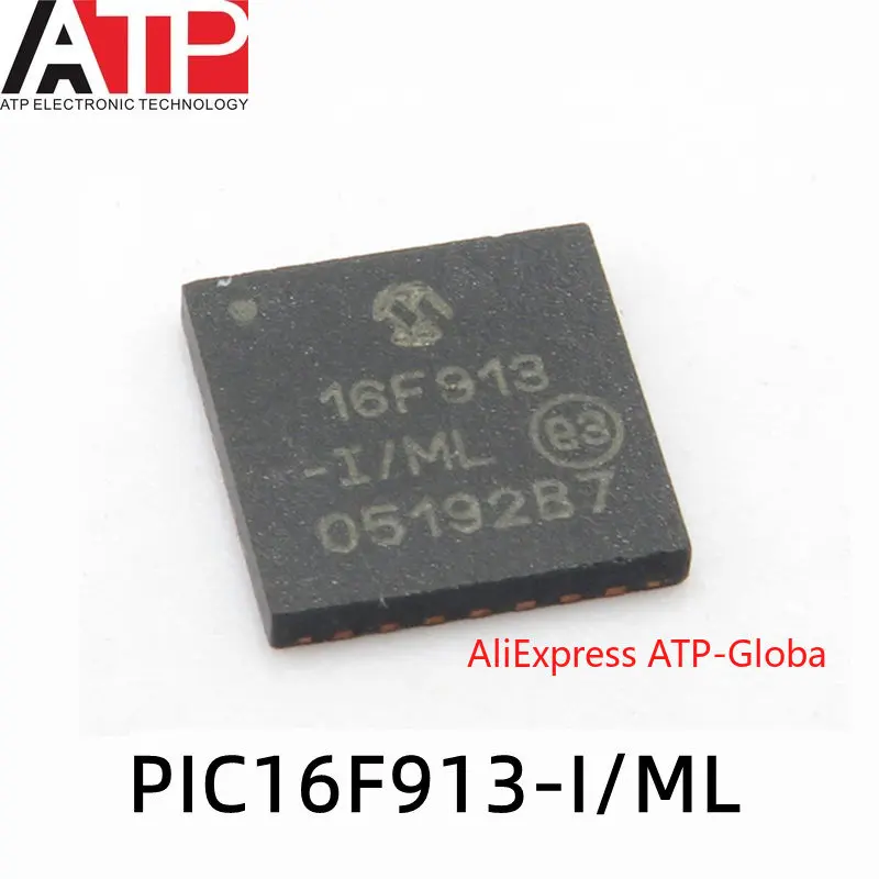 

10PCS PIC16F913-I/ML QFN-28 16F913 Original inventory of integrated chip IC