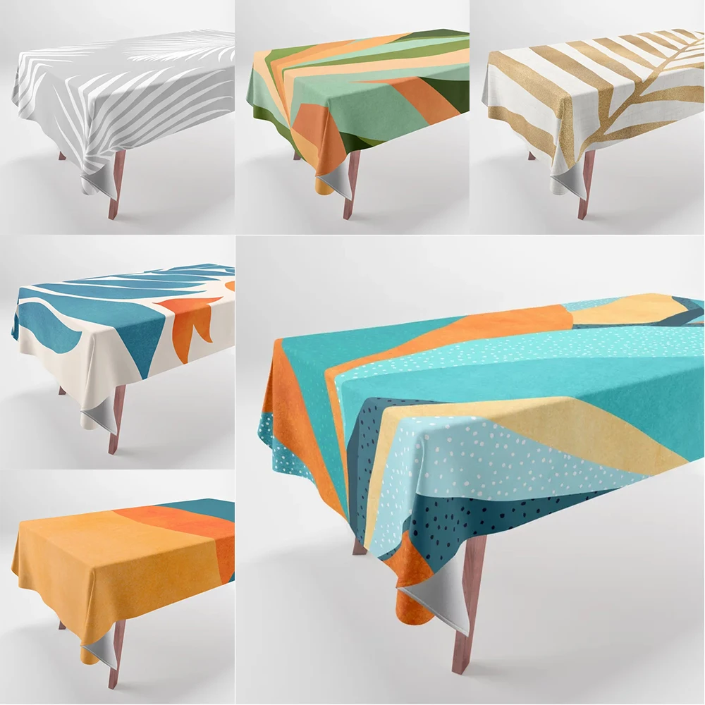 Simple Multiple Continuous Shape Quadrilateral Pattern Printed Tablecloth Home Wedding Decoration Rectangle Party Tablecloth
Simple Multiple Continuous Shape Quadrilateral Pattern Printed Tablecloth Home Wedding Decoration Rectangle Party Tablecloth