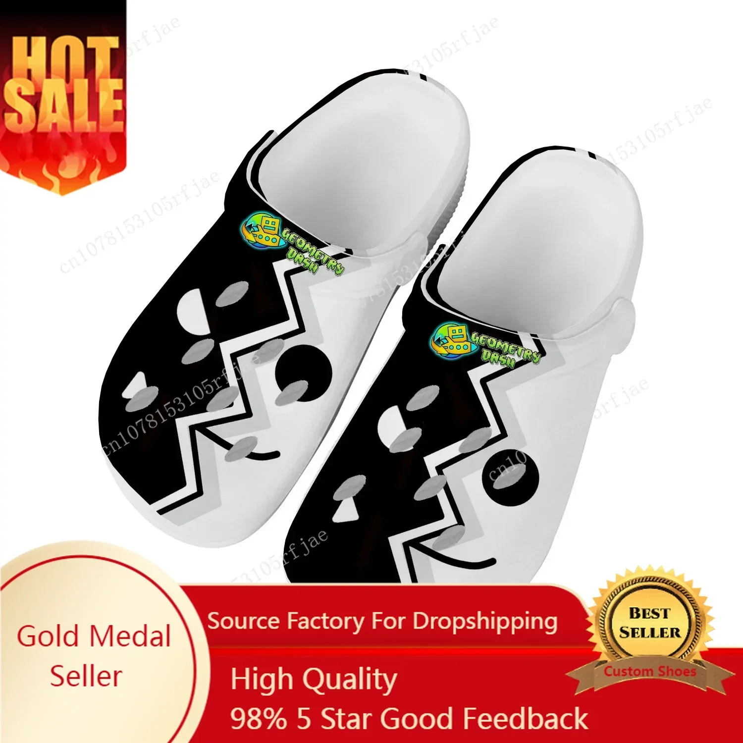 Geometry Dash Home Clogs Cartoon Game Mens Womens Youth Boys Girls Sandals Shoes Garden Custom Made Shoes Beach Hole Slippers
Geometry Dash Home Clogs Cartoon Game Mens Womens Youth Boys Girls Sandals Shoes Garden Custom Made Shoes Beach Hole Slippers