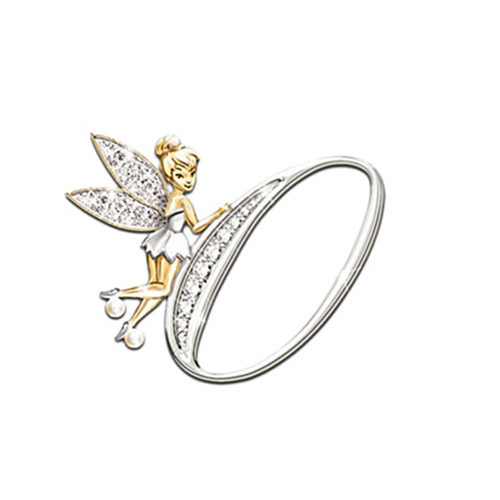 Luxury Brooch Elf Angel Alphabet A-Z Letter Lapel Pin Women Rhinestone Metal Glossy Lapel Collar Pin Scarf Clothes Decor Jewelry Luxury Brooch Elf Angel Alphabet A-Z Letter Lapel Pin Women Rhinestone Metal Glossy Lapel Collar Pin Scarf Clothes Decor Jewelry