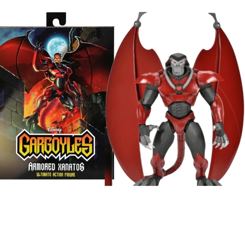 

In Stock NECA Original Gargoyles 7 Inches Scale Action Figure Ultimate Armored David Xanatos Figure Great Gift From A Collector