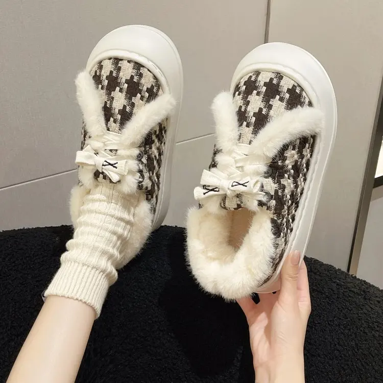 Женские туфли на плоской подошве с защитой от меха, новые модные женские повседневные лоферы, зимняя обувь, женская Удобная универсальная обувь 
Женские туфли на плоской подошве с защитой от меха, новые модные женские повседневные лоферы, зимняя обувь, женская Удобная универсальная обувь