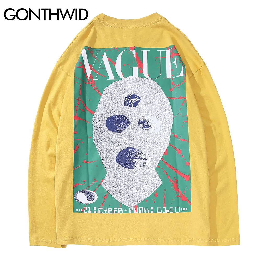 Long Sleeve Tees Shirts Creative Print Casual Loose Skateboard Tshirts Streetwear Mens Hip Hop Harajuku Fashion Tops
Long Sleeve Tees Shirts Creative Print Casual Loose Skateboard Tshirts Streetwear Mens Hip Hop Harajuku Fashion Tops