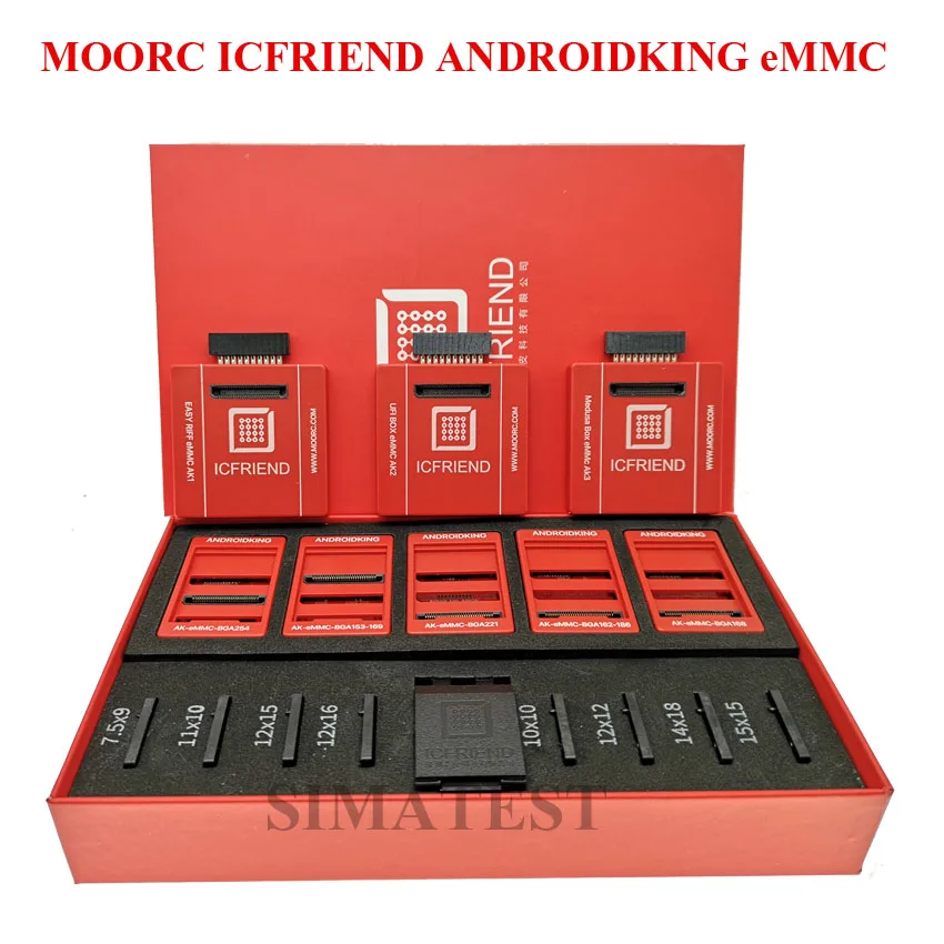 Телефон ICFRIEND UFS-153 eMMC 11 в 1 Soctet Adapter с Z3X UFS-254-95 UFI Box Medusa Pro MiPi | Мобильные телефоны и