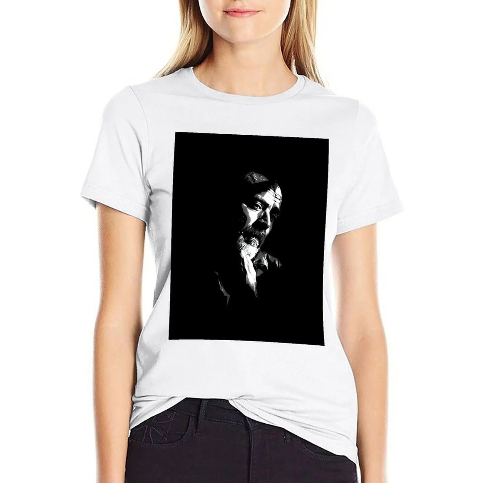 Negan in the shadows T-shirt Female clothing kawaii clothes Short sleeve tee Womens graphic t shirts
Negan in the shadows T-shirt Female clothing kawaii clothes Short sleeve tee Womens graphic t shirts