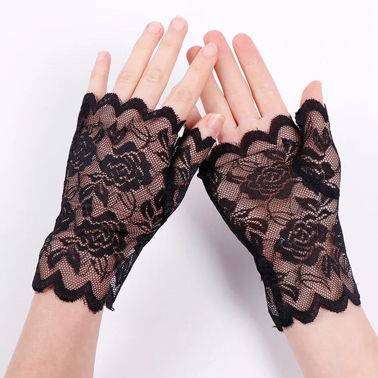 Fashion Sailor Dance Long Fingerless Womens Sexy Lace Gloves Ladies Half Finger Fishnet Gloves Mesh Mitten Handschoenen
Fashion Sailor Dance Long Fingerless Womens Sexy Lace Gloves Ladies Half Finger Fishnet Gloves Mesh Mitten Handschoenen