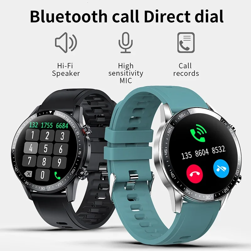 Smart Watch Men Bluetooth Call Sports Fitness Tracker Heart Rate Monitor Waterproof Smartwatch For Android IOS
Smart Watch Men Bluetooth Call Sports Fitness Tracker Heart Rate Monitor Waterproof Smartwatch For Android IOS