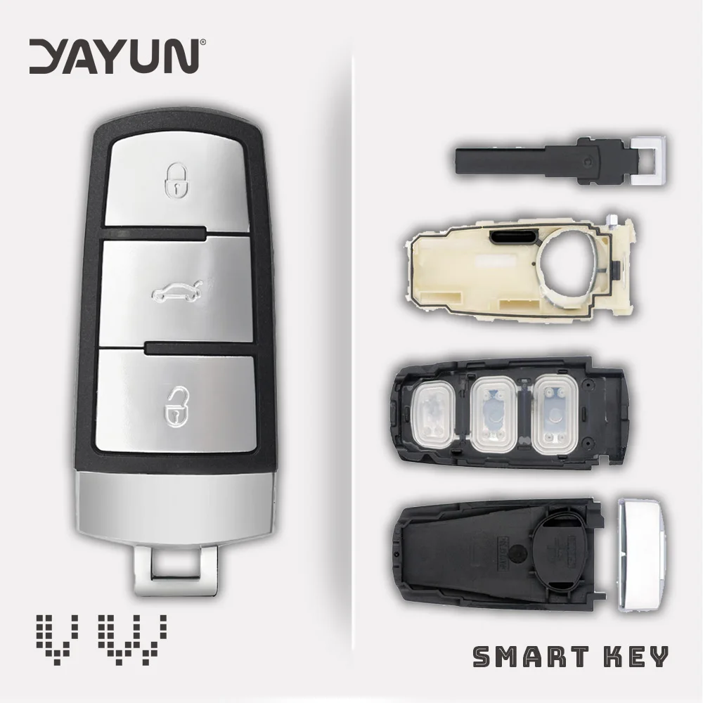 YAYUN 3/4Buttons Remote Car Key Shell ForVolkswagenVW Passat CC B6 B7 B7L 3C R36 Maogotan B5 Replacement Smart Fob Card Cover
YAYUN 3/4Buttons Remote Car Key Shell ForVolkswagenVW Passat CC B6 B7 B7L 3C R36 Maogotan B5 Replacement Smart Fob Card Cover