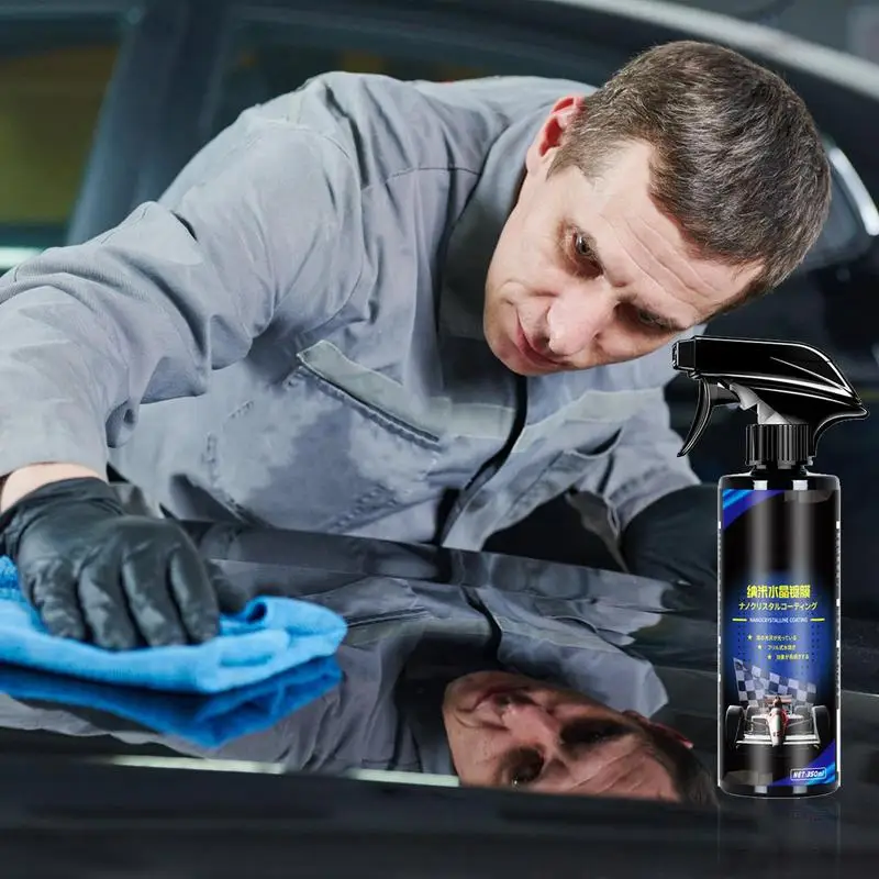 

Hydrophobic Coat Polish Spray Coating Agent Car Polish Liquid Waterless Wash Wax And Polymer Paint Sealant Detail Protection