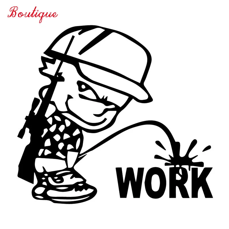 Work urinal boy fun car decal diesel off-road vehicle motorcycle external accessories waterproof car Vinyl Sticker
Work urinal boy fun car decal diesel off-road vehicle motorcycle external accessories waterproof car Vinyl Sticker