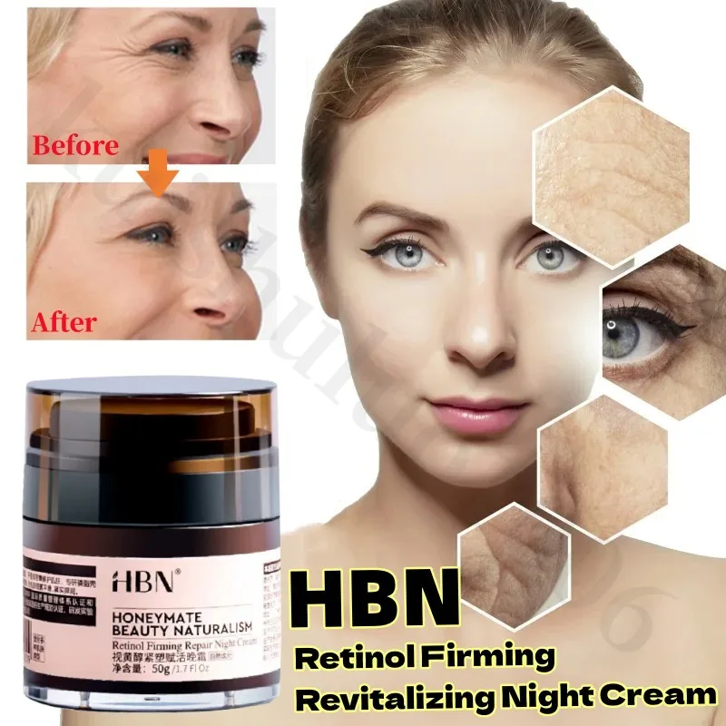 HBN Retinol Night Cream Double A Alcohol Face Cream Morning C Night A Anti-wrinkle Repair Moisturizing Lifting Firming 50g
HBN Retinol Night Cream Double A Alcohol Face Cream Morning C Night A Anti-wrinkle Repair Moisturizing Lifting Firming 50g