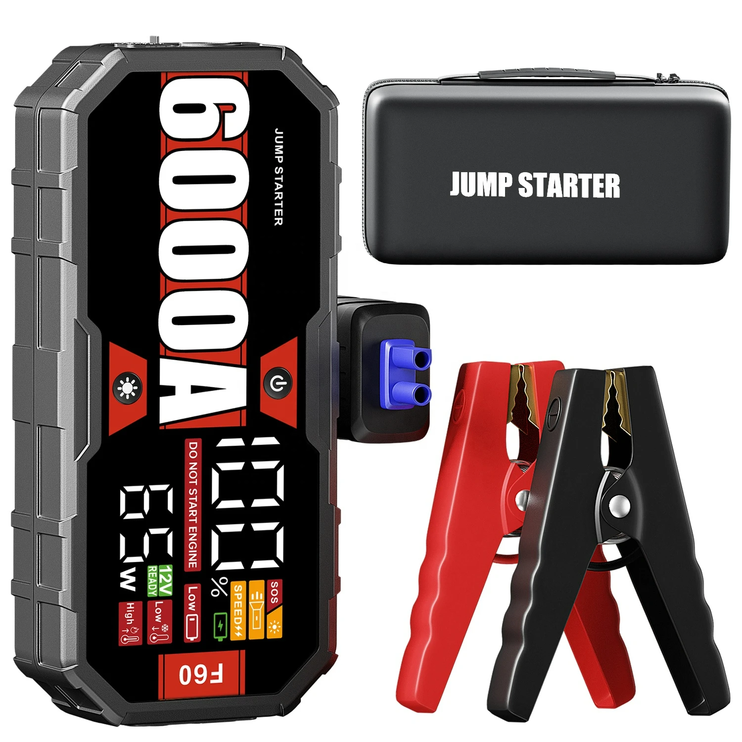 Emergency Power Supply Ride Cars Booster Portable Power Bank Battery 12V Car Jump Starter
Emergency Power Supply Ride Cars Booster Portable Power Bank Battery 12V Car Jump Starter