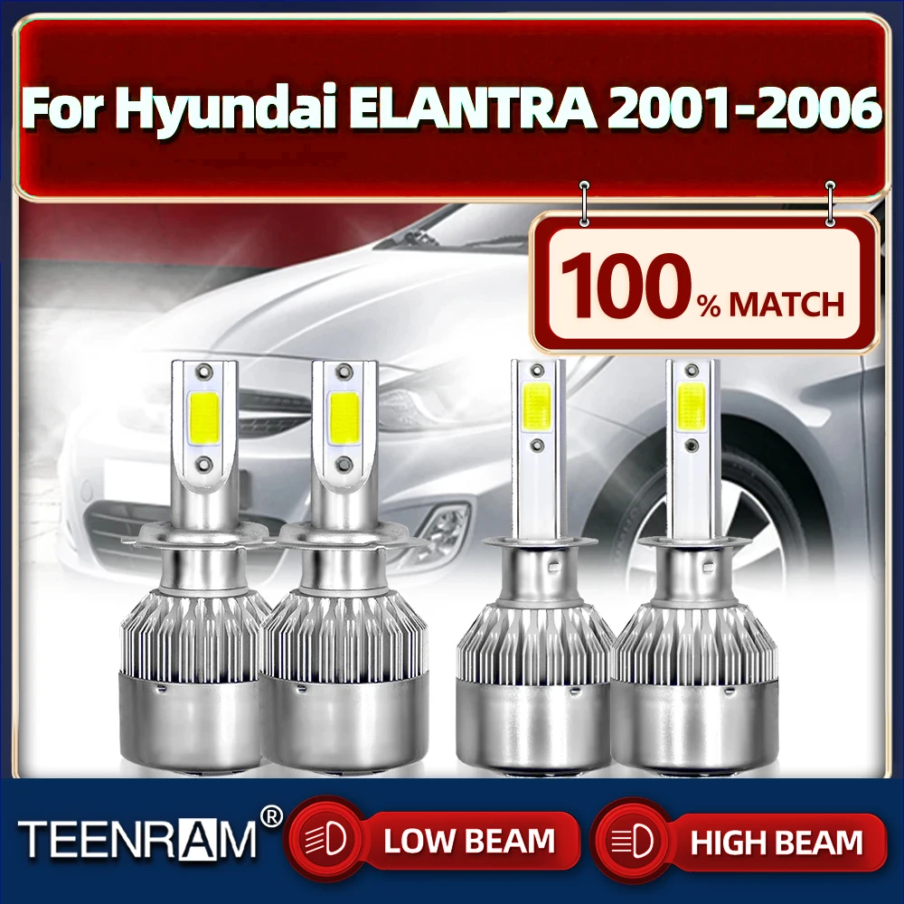Car Light 240W 40000LM Led Headlight Bulbs Super Bright Auto Lamp 12V 6000K For Hyundai ELANTRA 2001 2002 2003 2004 2005 2006
Car Light 240W 40000LM Led Headlight Bulbs Super Bright Auto Lamp 12V 6000K For Hyundai ELANTRA 2001 2002 2003 2004 2005 2006