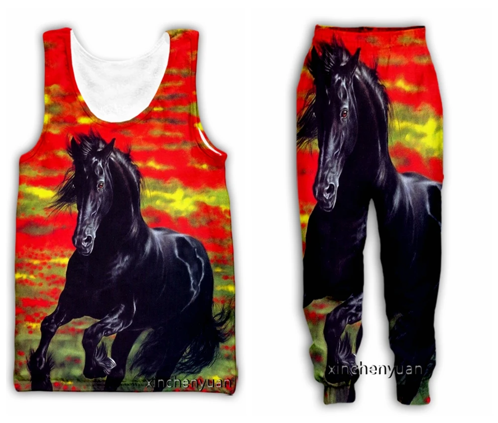 phechion New Fashion Men/Women Anime Horse 3D Printed Casual Clothing Streetwear Men Loose Sporting Vest and Pants G01
phechion New Fashion Men/Women Anime Horse 3D Printed Casual Clothing Streetwear Men Loose Sporting Vest and Pants G01