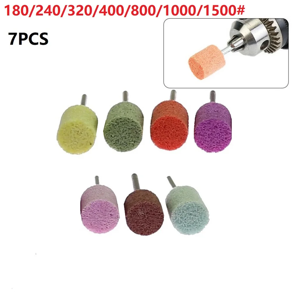 7pcs Nylon Fiber Grinding Head Buffing Wheel Mounted Point Polishing Grinder Power Tools For Mechanic With Good Heat Dissipation
7pcs Nylon Fiber Grinding Head Buffing Wheel Mounted Point Polishing Grinder Power Tools For Mechanic With Good Heat Dissipation