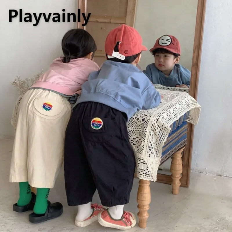 Korean Style New Spring Autumn Baby Boy Girl Casual Pants Elastic Waist Loose Wide Leg Trousers Fashion Children Clothes E90325
Korean Style New Spring Autumn Baby Boy Girl Casual Pants Elastic Waist Loose Wide Leg Trousers Fashion Children Clothes E90325