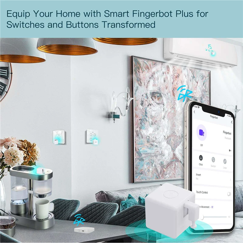 Умный дом Tuya, Bluetooth, Пальчиковый робот, пульт дистанционного управления, кнопка отключения пальцев для умного дома, приложение для умного дома, голосовое управление
Умный дом Tuya, Bluetooth, Пальчиковый робот, пульт дистанционного управления, кнопка отключения пальцев для умного дома, приложение для умного дома, голосовое управление