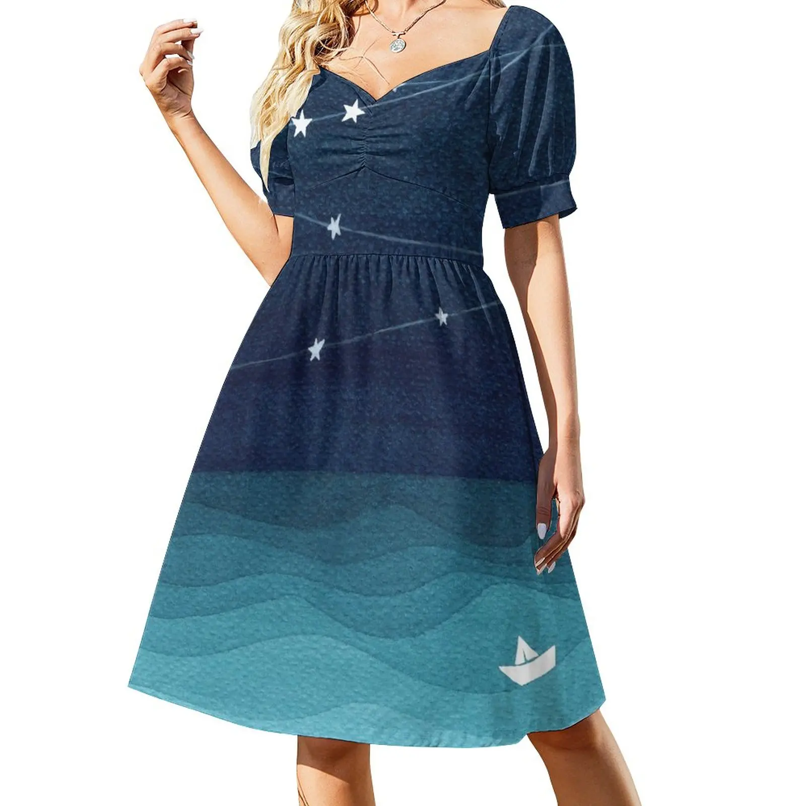 Garland of stars, teal ocean Sleeveless Dress Woman dresses dress for women 2023 summer clothes dress for women
Garland of stars, teal ocean Sleeveless Dress Woman dresses dress for women 2023 summer clothes dress for women