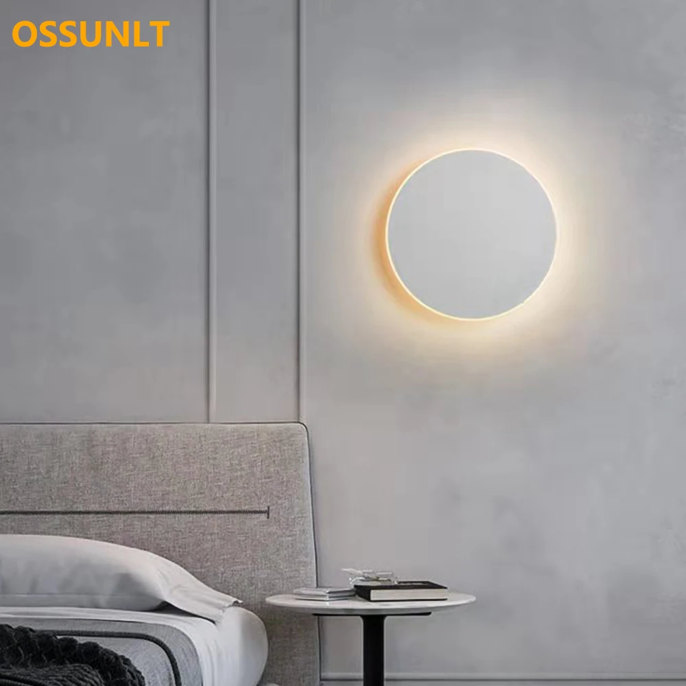 15W LED Wall Light With Touch Switch Bedroom Bedside Wall Lamps Indoor Stair Lighting Fixture 30CM Round Living Room Nordic Lamp
15W LED Wall Light With Touch Switch Bedroom Bedside Wall Lamps Indoor Stair Lighting Fixture 30CM Round Living Room Nordic Lamp