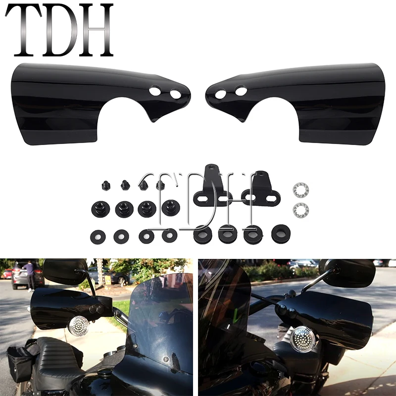 

Motorcycles Handguard Handlebar Guard Protector For Harley Softail Breakout FXSB FLSTF FLSTFBS FXSE FLS Guards Protection Cover