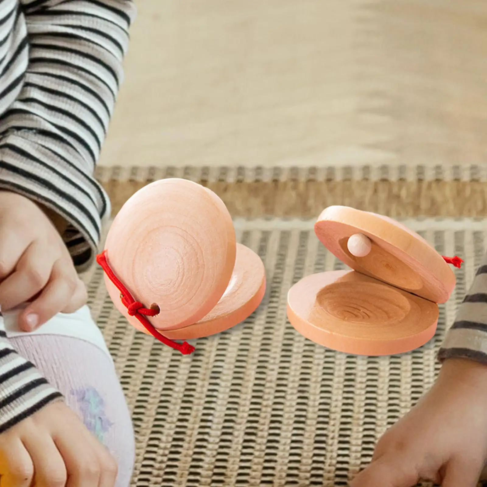 2Pcs Wooden Castanets Percussion Instrument Baby Early Education for Kindergarten Babies Birthday Gift Children Classroom
2Pcs Wooden Castanets Percussion Instrument Baby Early Education for Kindergarten Babies Birthday Gift Children Classroom