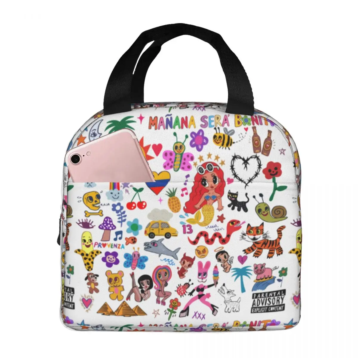 Karol G Manana Sera Bonito Lunch Bags Accessories Portable Insulated Oxford Cooler Thermal Picnic Work Tote
Karol G Manana Sera Bonito Lunch Bags Accessories Portable Insulated Oxford Cooler Thermal Picnic Work Tote