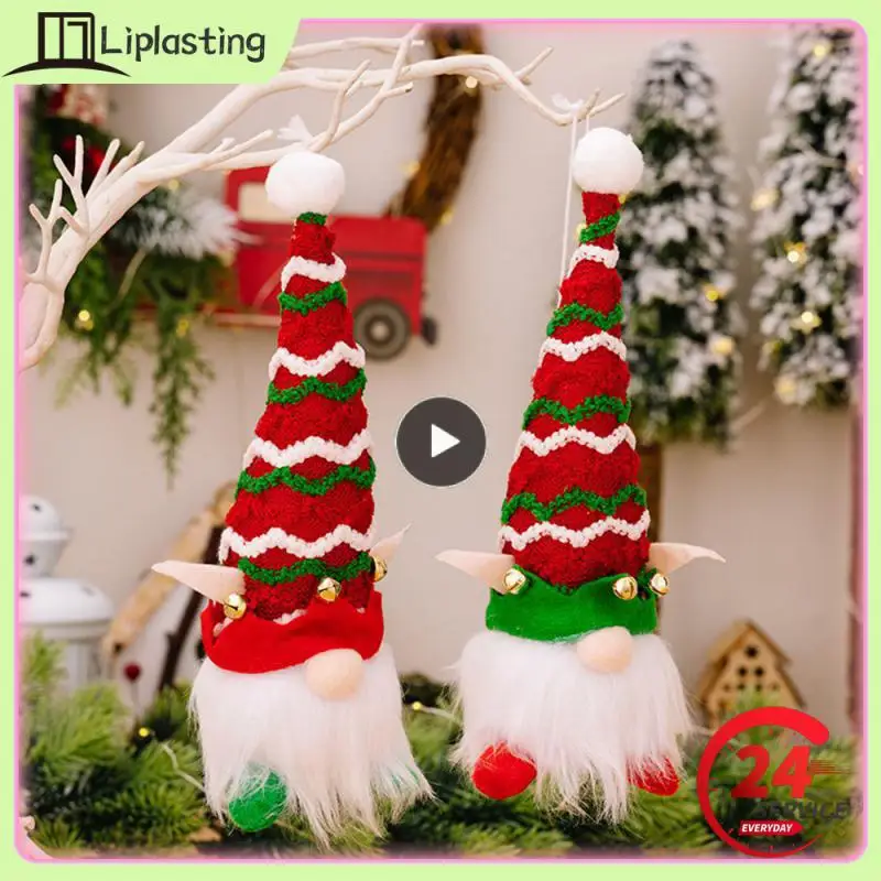 Украшения для кукол без лица, прочные декоративные украшения, игривые рождественские украшения, украшения для куклы-эльфа, супер милые украшения