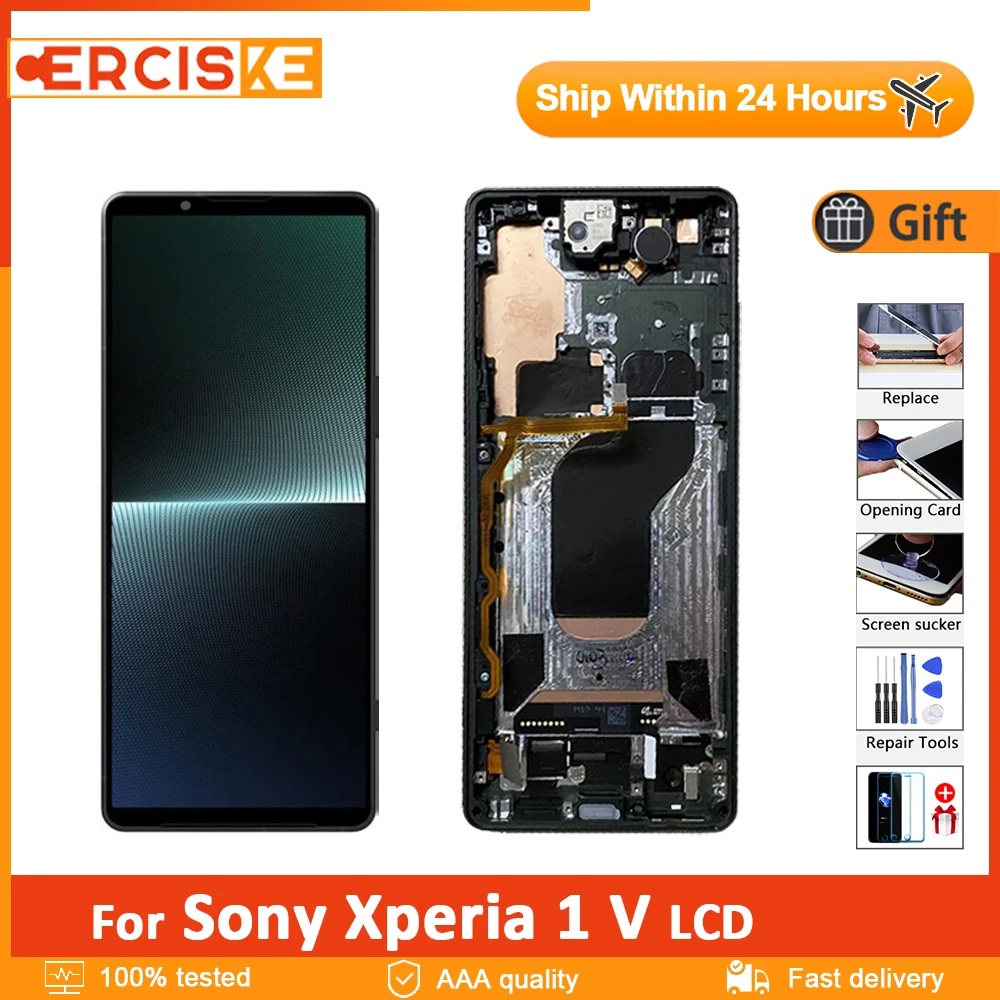 Оригинальный OLED-дисплей 6,5 дюйма для Sony Xperia 1 V, ЖК-дисплей, сенсорный экран, дигитайзер в сборе, XQDQ62/B XQ-DQ72 для замены экрана Sony x1V
Оригинальный OLED-дисплей 6,5 дюйма для Sony Xperia 1 V, ЖК-дисплей, сенсорный экран, дигитайзер в сборе, XQDQ62/B XQ-DQ72 для замены экрана Sony x1V