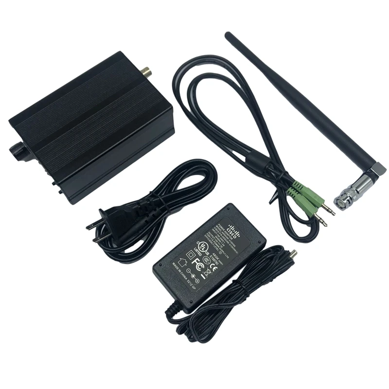 Stereo FM Transmitter, Wireless Broadcast Transmitter 5W Adjustable Power With Telescopic Antenna Audio Cable US Plug
Stereo FM Transmitter, Wireless Broadcast Transmitter 5W Adjustable Power With Telescopic Antenna Audio Cable US Plug