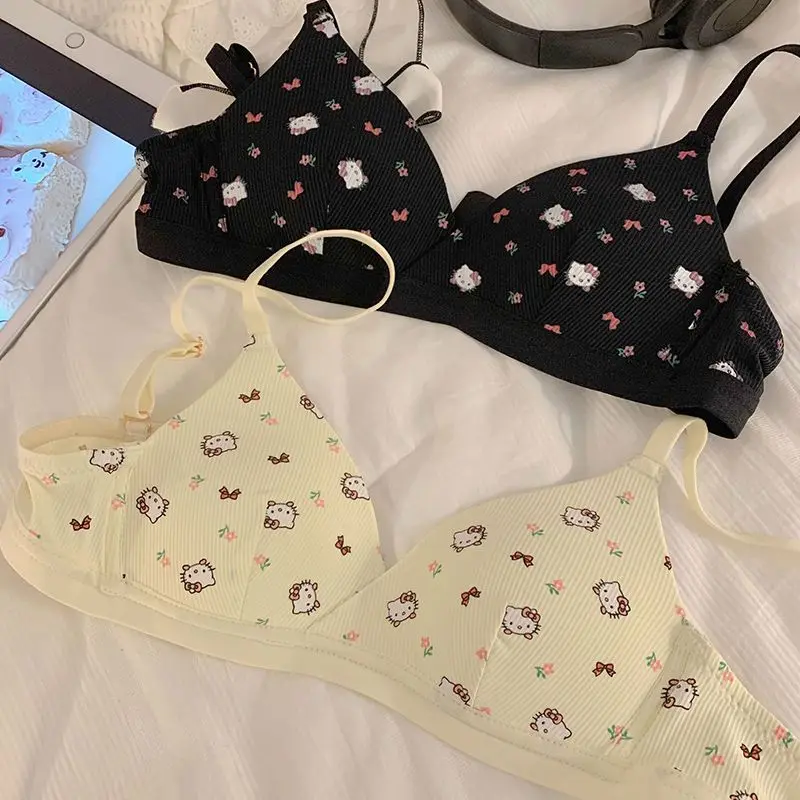 Sweet Hello Kitty Anime Kawaii Sanrio Lingerie Boobs Gather Cute Cartoon Summer Ins Y2K Bra Underwear Clothing Gifts for Girls
Sweet Hello Kitty Anime Kawaii Sanrio Lingerie Boobs Gather Cute Cartoon Summer Ins Y2K Bra Underwear Clothing Gifts for Girls