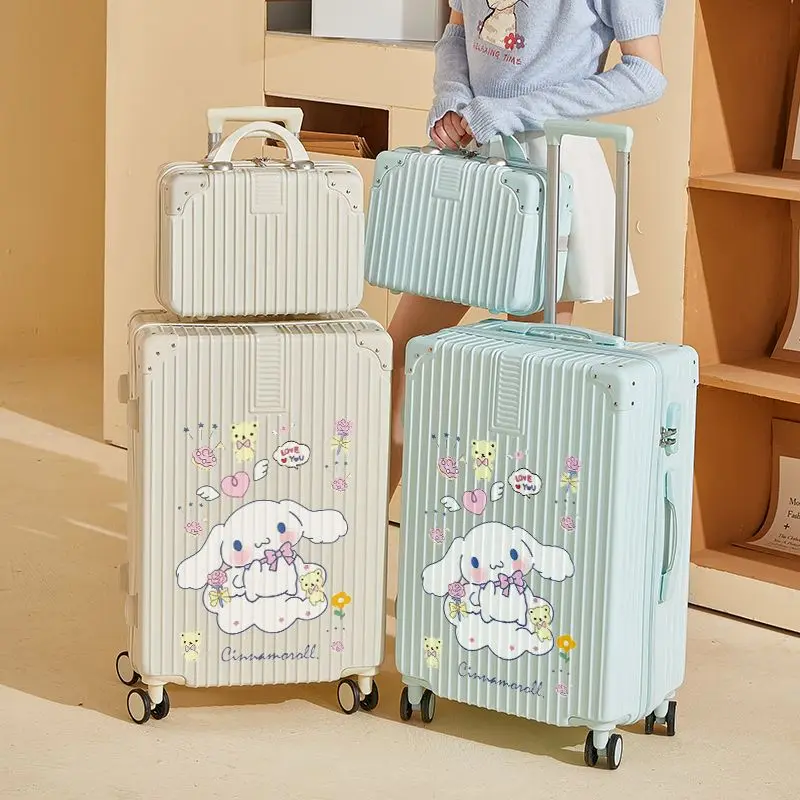 Anime Sanrioed Cinnamoroll Luggage Suitcase 20-Inch Cartoon Trolley Rolling Girls Password Box Portable Travel Case Kids Gift
Anime Sanrioed Cinnamoroll Luggage Suitcase 20-Inch Cartoon Trolley Rolling Girls Password Box Portable Travel Case Kids Gift