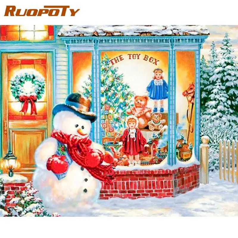 RUOPOTY Frame Diy Painting By Numbers for adults Kits snowman Christmas Gift Coloring By Numbers For Home Decoration
RUOPOTY Frame Diy Painting By Numbers for adults Kits snowman Christmas Gift Coloring By Numbers For Home Decoration