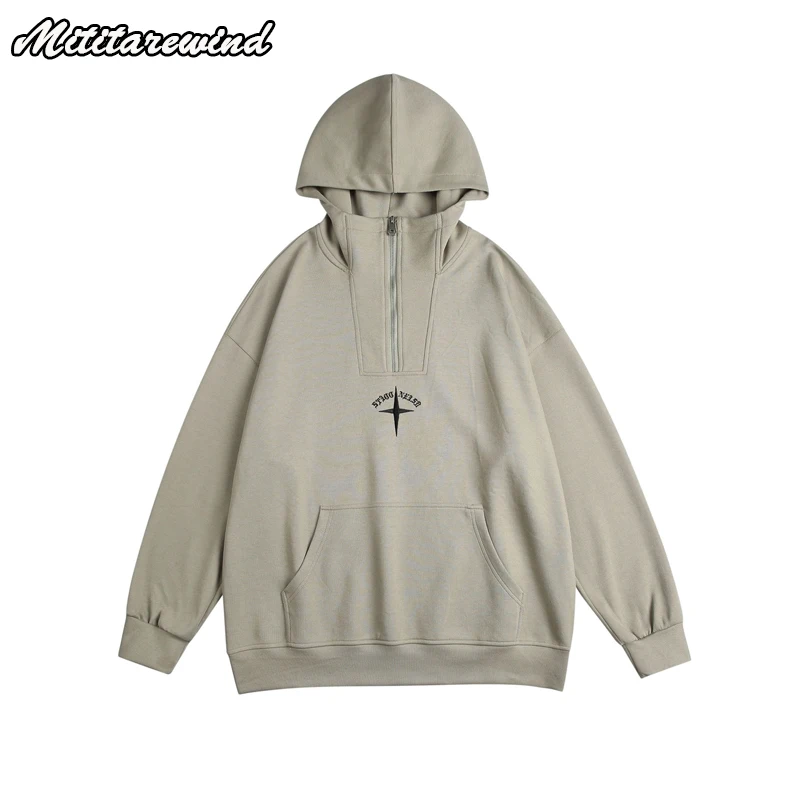 Half Zipper Sweatshirts For Men Hoodies Vintage Retro Japanese Style High Street Trendy Tops Youth Simple Versatile Embroidery
Half Zipper Sweatshirts For Men Hoodies Vintage Retro Japanese Style High Street Trendy Tops Youth Simple Versatile Embroidery