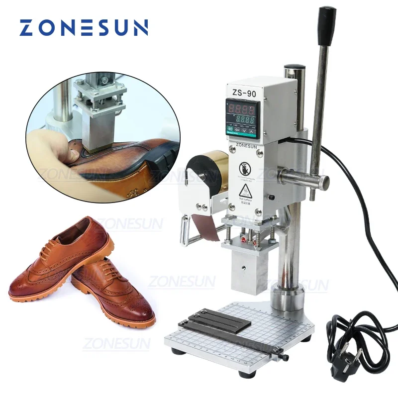 ZONESUN машина для горячего тиснения фольгой тиснение логотипа настольная Бронзирующая машина для отделки кожаной обуви
ZONESUN машина для горячего тиснения фольгой тиснение логотипа настольная Бронзирующая машина для отделки кожаной обуви