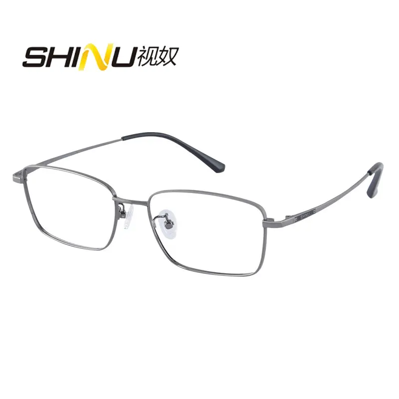 SHINU Titanium Glasses men Prescription glasses Myopia Magnifying Blue Light glasses single vision and progressive glasses men
SHINU Titanium Glasses men Prescription glasses Myopia Magnifying Blue Light glasses single vision and progressive glasses men