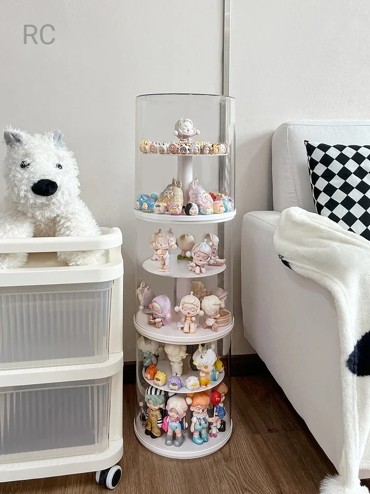 Rotating Blind Box Display Rack Storage for Popmart Hand-made Display Cabinet Acrylic Dustproof Display Showcase Toy Storage Box
Rotating Blind Box Display Rack Storage for Popmart Hand-made Display Cabinet Acrylic Dustproof Display Showcase Toy Storage Box