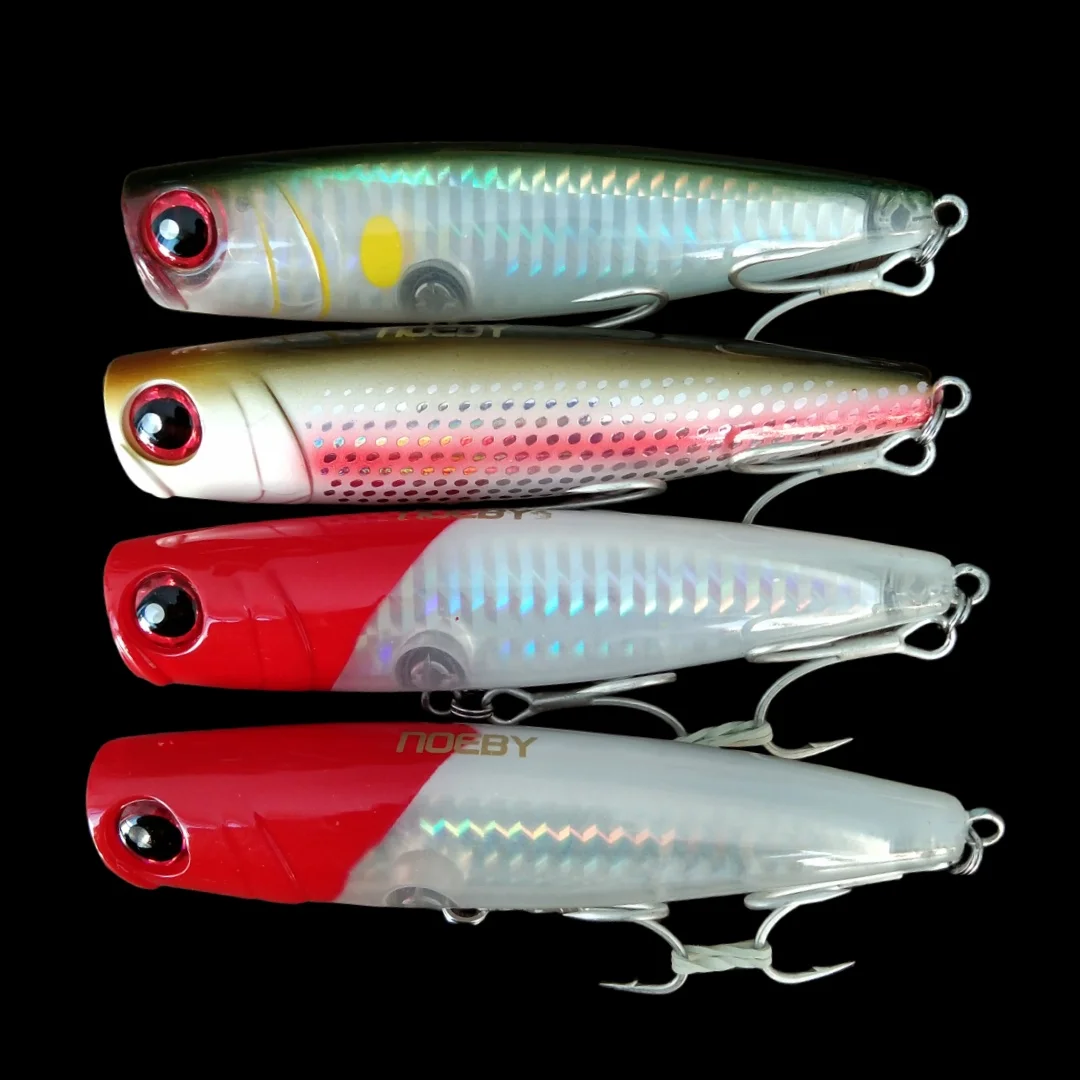 4pcs 105mm 24g Popper Fishing Lures Hard Topwater Artificial Floating Bait 3D Eyes Fishing Tackle Goods for Sea Accessories
4pcs 105mm 24g Popper Fishing Lures Hard Topwater Artificial Floating Bait 3D Eyes Fishing Tackle Goods for Sea Accessories